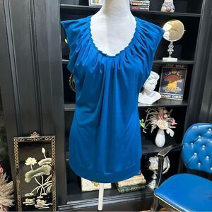 The Limited Deep Blue Y2K Style Blouse Size Small